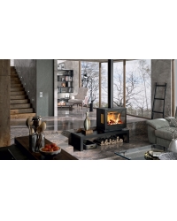 Liatinové kachle GLANCE L s lavicovým podstavcom Obrázok pre Liatinové kachle GLANCE L s lavicovým podstavcom