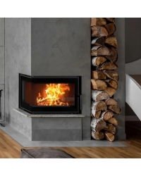 Obrázok pre Krbová vložka SIMPLE S BS ľavé presklenie s čiernym ohniskom
