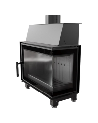 Obrázok pre Krbová vložka SIMPLE S BS pravé presklenie s čiernym ohniskom