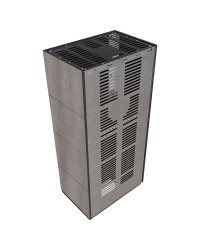 Obrázok pre Modulárny krb FLOKI ľavý - povrchová úprava - NATURALI PIETRA DI SAVOIA GRIGIA BOCCIARDATA