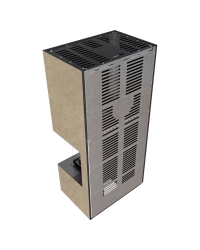 Modulárny krb FLOKI pravý - povrchová úprava - FOKOS RENA Obrázok pre Modulárny krb FLOKI pravý - povrchová úprava - FOKOS RENA