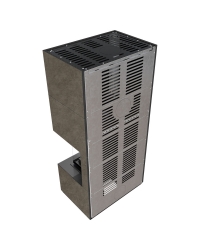 Modulárny krb FLOKI pravý - povrchová úprava - FOKOS PIOMBO Obrázok pre Modulárny krb FLOKI pravý - povrchová úprava - FOKOS PIOMBO