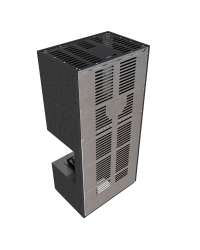 Obrázok pre Modulárny krb FLOKI pravý - povrchová úprava - NATURALI ARDESIA NERO A SPACCO čierne ohnisko