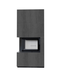 Obrázok pre Modulárny krb FLOKI ľavý - povrchová úprava - NATURALI PIETRA DI SAVOIA ANTRANCITE BOCCIARDATA