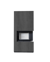 Obrázok pre Modulárny krb FLOKI pravý - povrchová úprava - NATURALI PIETRA DI SAVOIA ANTRANCITE BOCCIARDATA