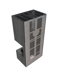 Obrázok pre Modulárny krb FLOKI pravý - povrchová úprava - NATURALI PIETRA DI SAVOIA ANTRANCITE BOCCIARDATA čierne ohnisko