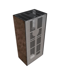 Modulárny krb FLOKI ľavý - povrchová úprava - OXIDE MORO čierne ohnisko Obrázok pre Modulárny krb FLOKI ľavý - povrchová úprava - OXIDE MORO čierne ohnisko