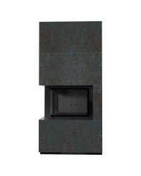 Modulárny krb FLOKI ľavý - povrchová úprava - OXIDE NERO čierne ohnisko Obrázok pre Modulárny krb FLOKI ľavý - povrchová úprava - OXIDE NERO čierne ohnisko