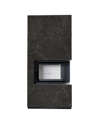 Modulárny krb FLOKI pravý - povrchová úprava - NATURALI NERO GRECO Obrázok pre Modulárny krb FLOKI pravý - povrchová úprava - NATURALI NERO GRECO