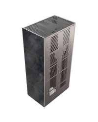 Modulárny krb FLOKI - povrchová úprava - OSSIDO NERO čierne ohnisko Obrázok pre Modulárny krb FLOKI - povrchová úprava - OSSIDO NERO čierne ohnisko