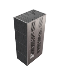 Obrázok pre Modulárny krb FLOKI - povrchová úprava - NATURALI ARDESIA NERO A SPACCO čierne ohnisko