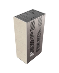 Obrázok pre Modulárny krb FLOKI - povrchová úprava - FOKOS SALE čierne ohnisko