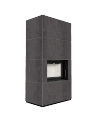 Obrázok pre Modulárny krb FLOKI - povrchová úprava - NATURALI PIETRA DI SAVOIA ANTRANCITE BOCCIARDATA