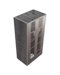 Obrázok pre Modulárny krb FLOKI - povrchová úprava - NATURALI PIETRA DI SAVOIA ANTRANCITE BOCCIARDATA čierne ohnisko