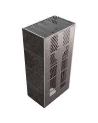 Obrázok pre Modulárny krb FLOKI - povrchová úprava - NERO GRECO čierne ohnisko