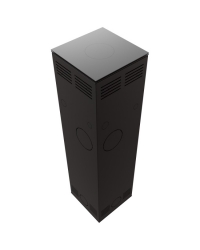 Krbové kachle TORA M 8 s bielymi sklenenými panelmi Obrázok pre Krbové kachle TORA M 8 s bielymi sklenenými panelmi