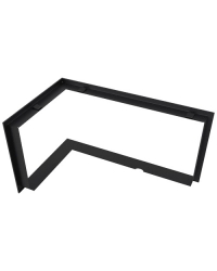 Obrázok pre Montážny rámik 90°- 35mm pre krbové vložky NADIA 14 G pravé presklenie