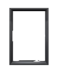 Obrázok pre Montážny rámik 45° pre krbové vložky NADIA 9 s kľučkou na ľavej strane