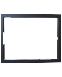 Montážny rámik 90°- 35mm pre krbové vložky NADIA 10 s kľučkou na ľavej strane Obrázok pre Montážny rámik 90°- 35mm pre krbové vložky NADIA 10 s kľučkou na ľavej strane