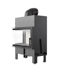 Krbová vložka FLOKI M ľavé presklenie Obrázok pre Krbová vložka FLOKI M ľavé presklenie