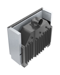 Krbová vložka MB 120 s výsuvným otváraním dvierok s čiernym ohniskom Obrázok pre Krbová vložka MB 120 s výsuvným otváraním dvierok s čiernym ohniskom