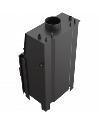 Obrázok pre Teplovodná krbová vložka MBZ 13 s dochladzovacou špirálou s čiernym ohniskom