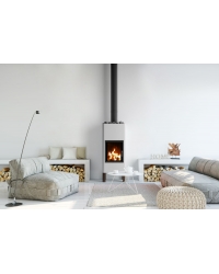 Krbové kachle TIMO WOOD biele Obrázok pre Krbové kachle TIMO WOOD biele