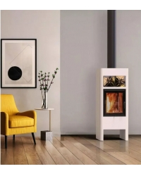 Krbové kachle LUNA STEEL biele Obrázok pre Krbové kachle LUNA STEEL biele