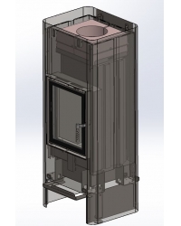 Obrázok pre Akumulačná zostava horná pre krbové kachle SIMPLY UNIQUE - jedna vrstva
