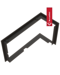 Montážny rámik 90°- 35mm pre krbové vložky LUCY 14 NEW ľavé presklenie Obrázok pre Montážny rámik 90°- 35mm pre krbové vložky LUCY 14 NEW ľavé presklenie