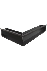 Obrázok pre Rohová mriežka LUFT 400x600x120 pravá čierna 45S