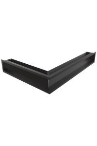 Obrázok pre Rohová mriežka LUFT 547x766x120 pravá čierna 45S SF - plytká