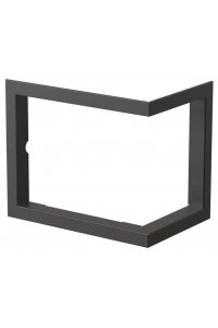 Obrázok pre Montážny rámik 90° pre krbové vložky SIMPLE M/S rohové presklenie - hĺbka 80 mm