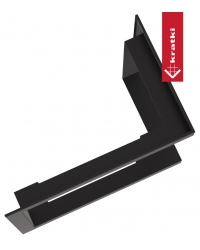 Obrázok pre Montážny rámik 90° pre krbové vložky SIMPLE M/S rohové presklenie - hĺbka 80 mm