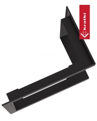 Obrázok pre Montážny rámik 90° pre krbové vložky SIMPLE M/S rohové presklenie - hĺbka 100 mm