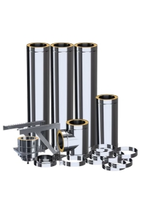 Obrázok pre Dvojplášťový izolovaný komínový systém ADAM DW 180mm - na konzole