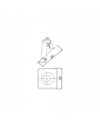 Obrázok pre Prechod cez strechu ADAM GAS 45° Ø100/150mm