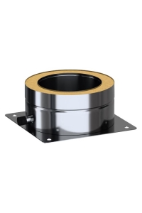 Komínová pätka s odvodom kondenzátu ADAM DW 150mm Obrázok pre Komínová pätka s odvodom kondenzátu ADAM DW 150mm