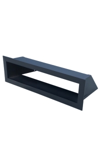 Obrázok pre Mriežka LUFT 90×600 matná čierna - hĺbka 127mm