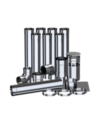 Koncentrický komínový systém ADAM GAS 100/150mm Obrázok pre Koncentrický komínový systém ADAM GAS 100/150mm