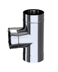 Koncentrický T-kus s kolenom ADAM GAS 100/150mm Obrázok pre Koncentrický T-kus s kolenom ADAM GAS 100/150mm