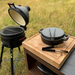 Obrázok pre Keramický Kamado gril QUATRO Medium 16