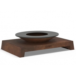 Obrázok pre Dizajnové záhradné ohnisko a gril COZY Ø98cm - CORTEN - 35cm