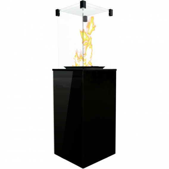 Obrázok pre Plynový ohrievač PATIO s čiernymi sklenenými panelmi - manuálne ovládanie