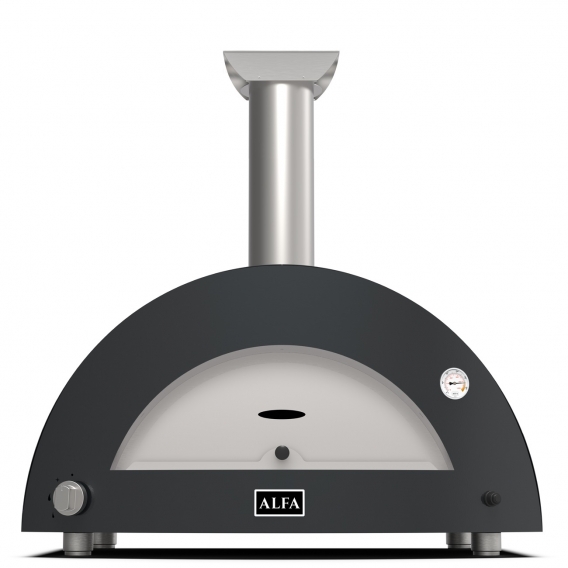 Obrázok pre Pizza pec MODERNO 3 na plyn i drevo - ardesia grey 
