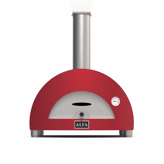 Obrázok pre Pizza pec MODERNO 1 na drevo - antique red 