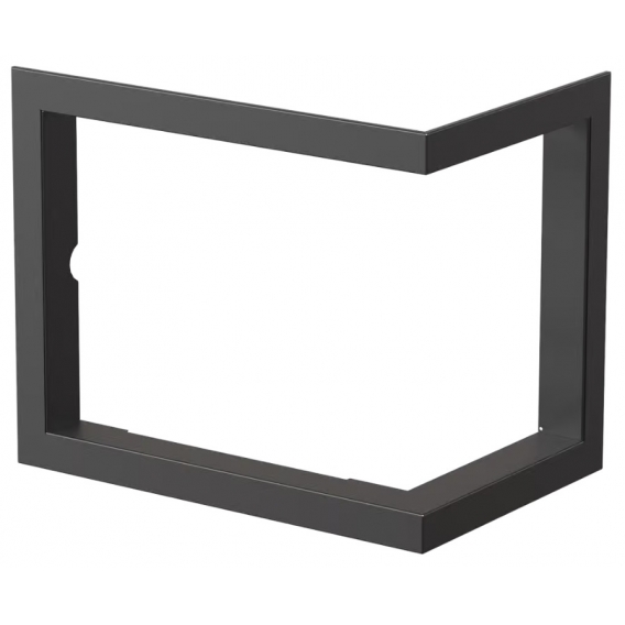 Obrázok pre Montážny rámik 90° pre krbové vložky SIMPLE M/S rohové presklenie - hĺbka 100 mm