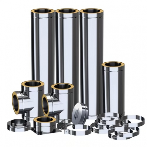 Obrázok pre Dvojplášťový izolovaný komínový systém ADAM DW 180mm - na základni