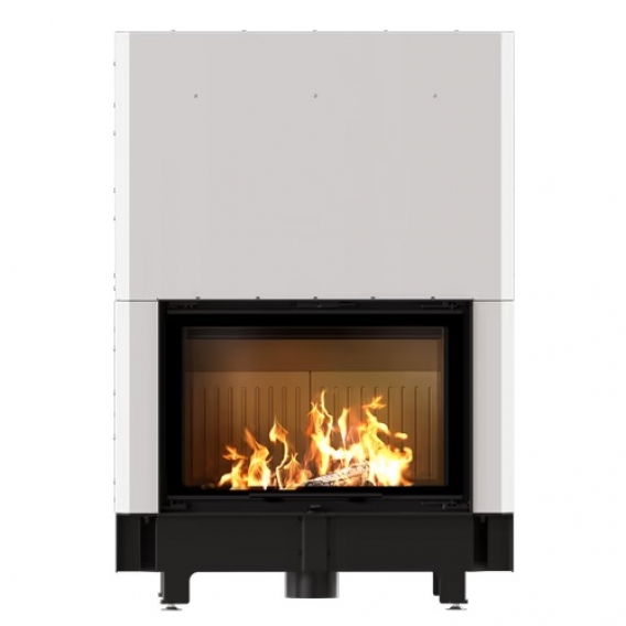 Obrázok pre Krbová vložka ZIBI ECO s výsuvným otváraním dvierok s čiernym ohniskom
