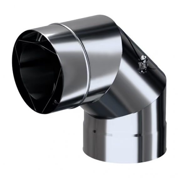 Obrázok pre Koncentrické koleno s čistiacim otvorom ADAM GAS 130/200mm 90°